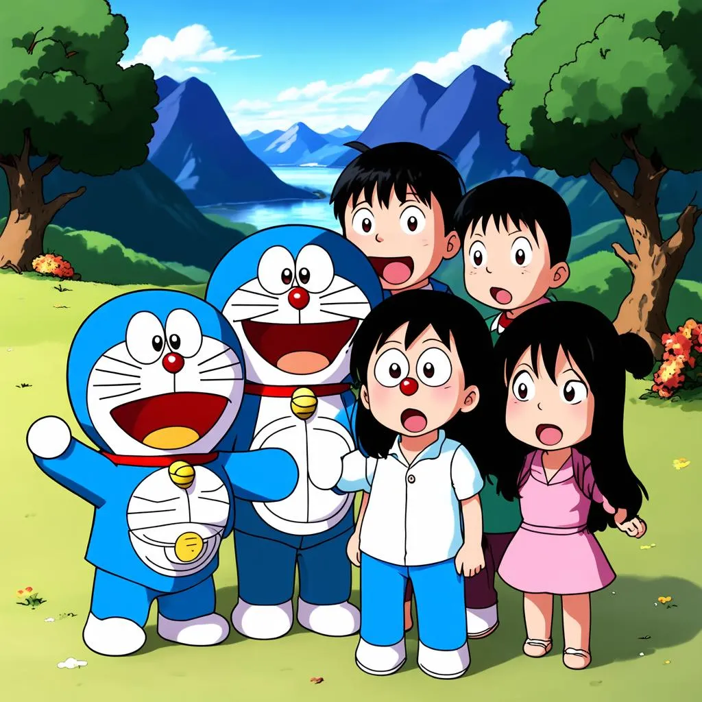 Nhóm bạn Doraemon