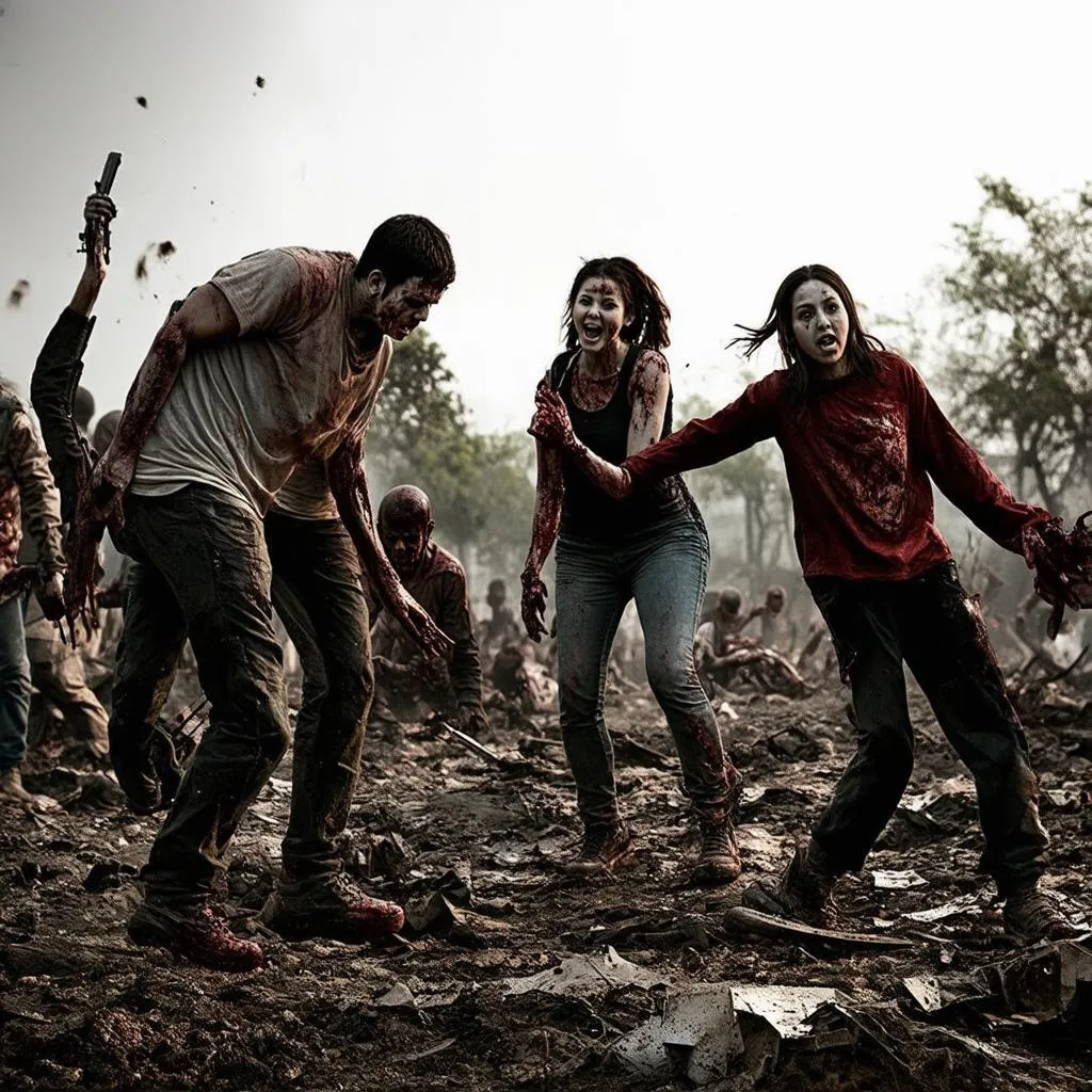 Game sinh tồn zombie