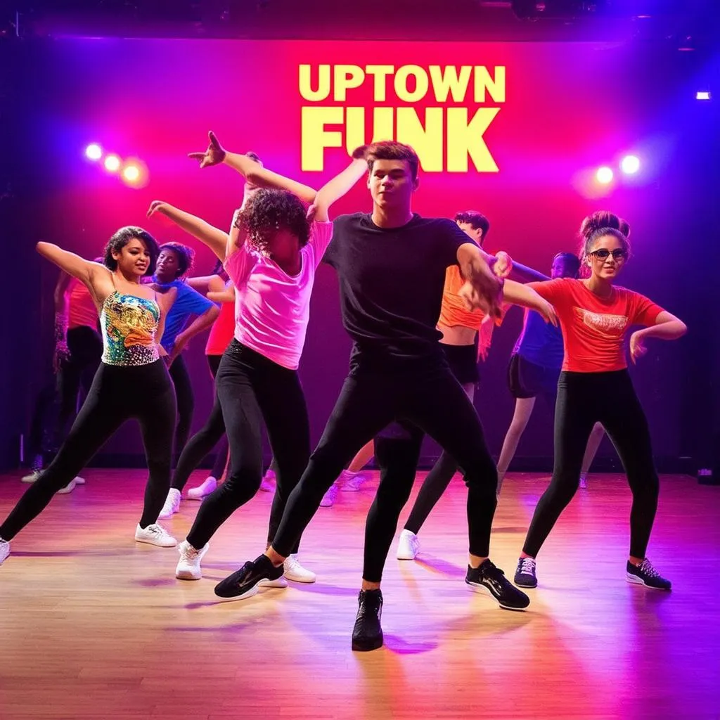 Nhóm nhảy cover Uptown Funk