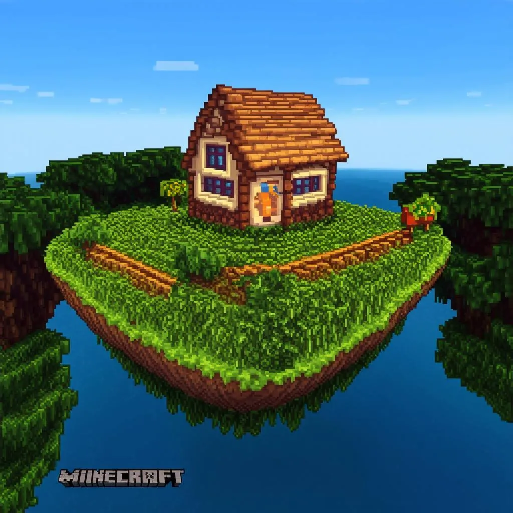 Nông Trại Minecraft Trên Không