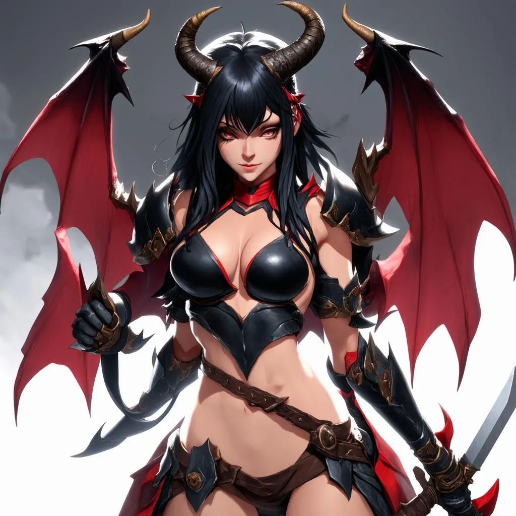 nữ chiến binh succubus