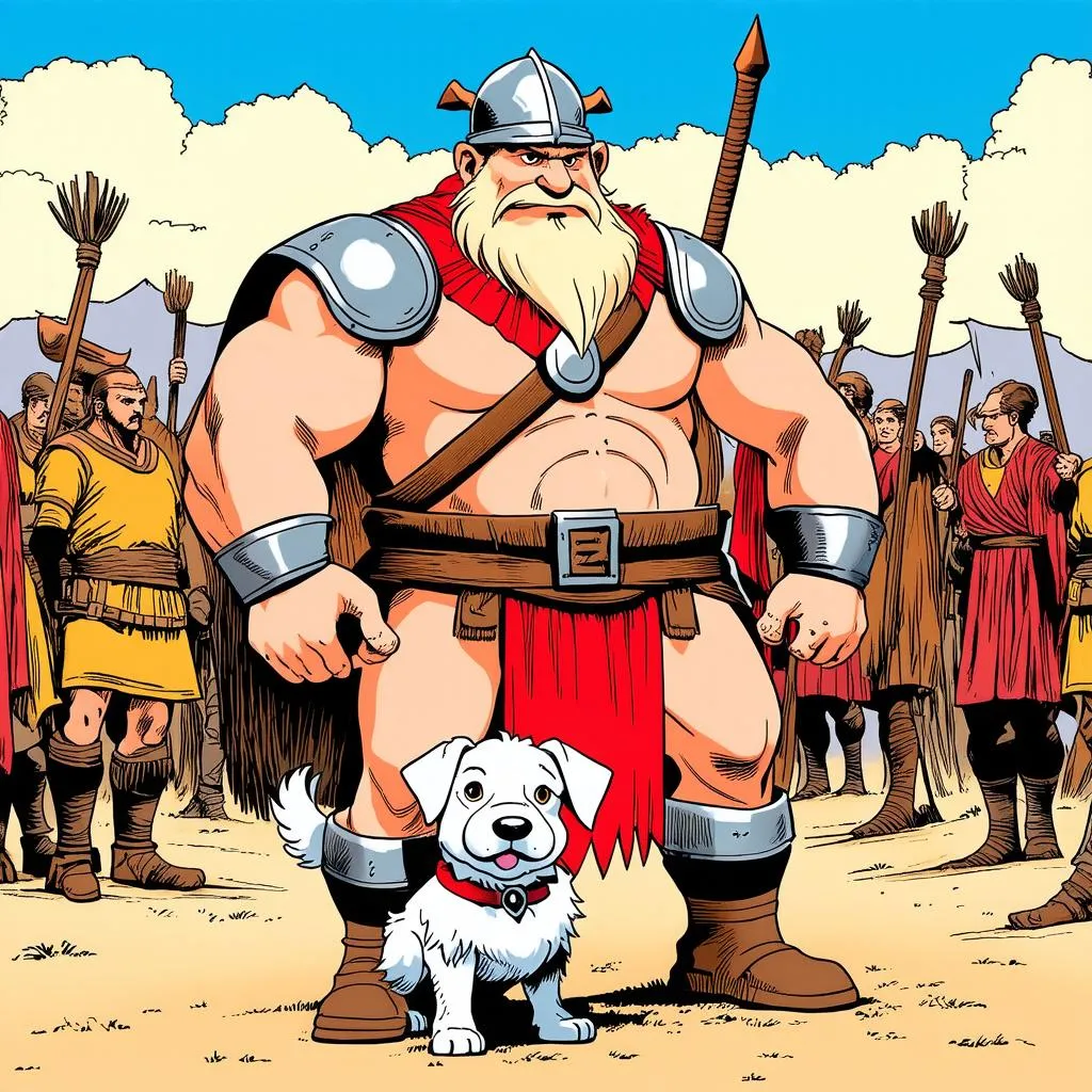 Obelix và chú chó Idefix