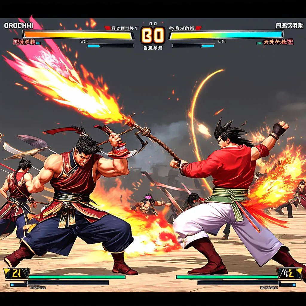 Gameplay screenshot of Orochi 2