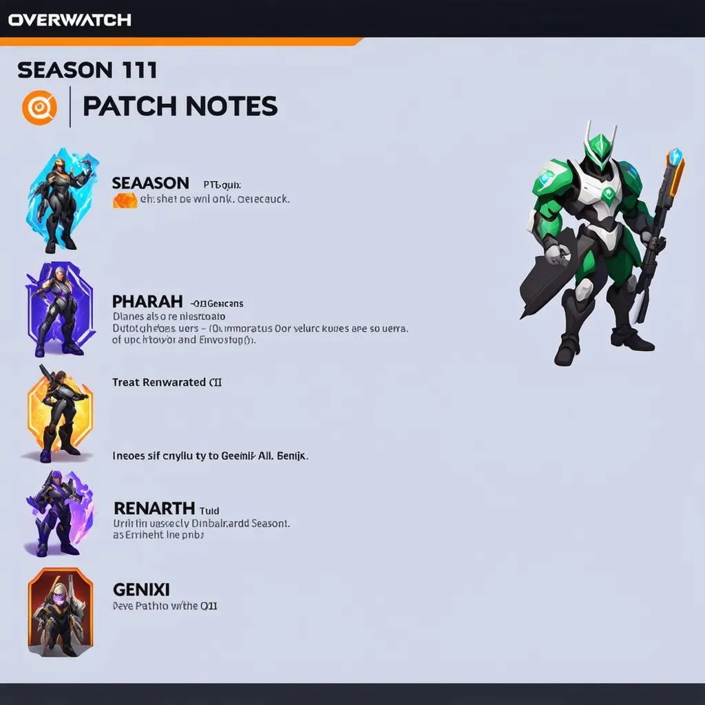 Overwatch Season 11 Patch Notes