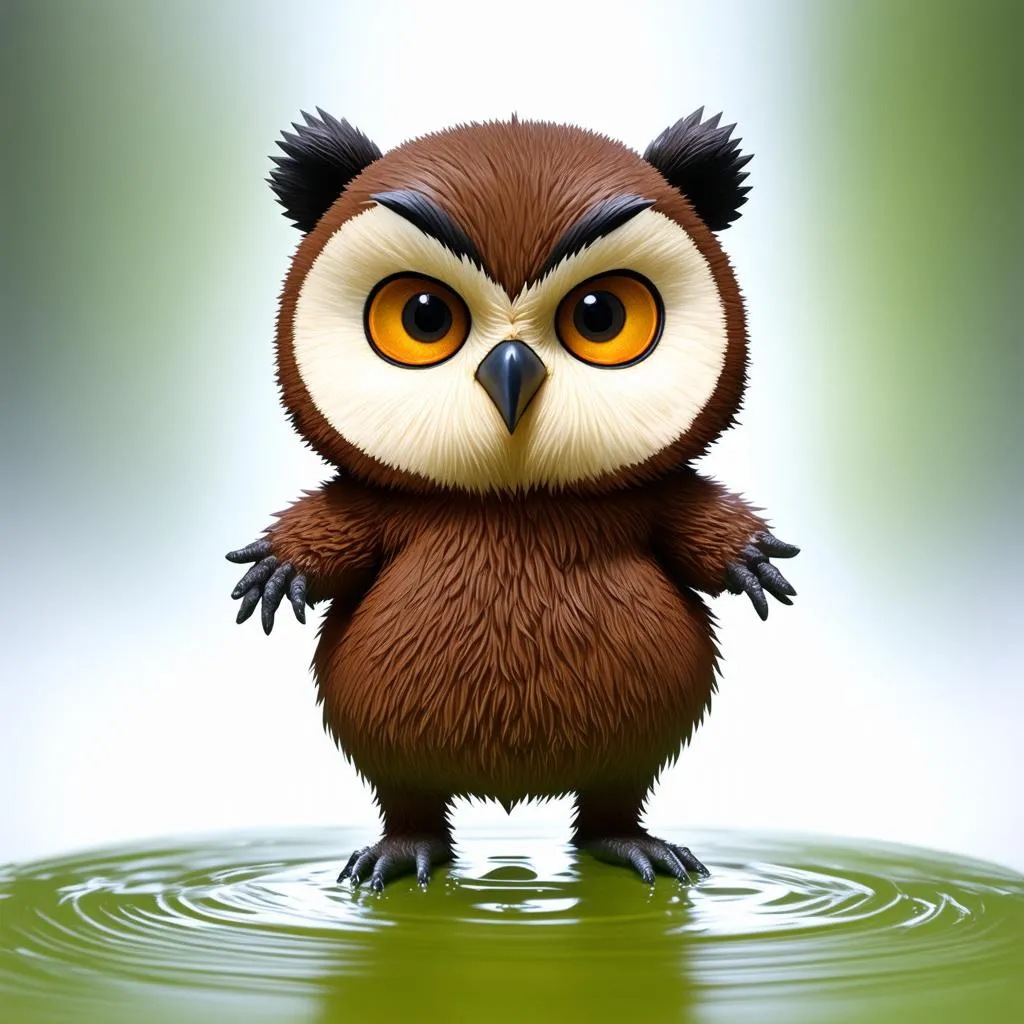 owlbear-cub-dung-dich