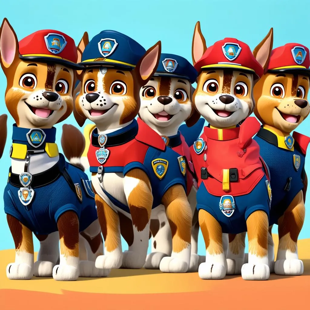 Đội hình Paw Patrol