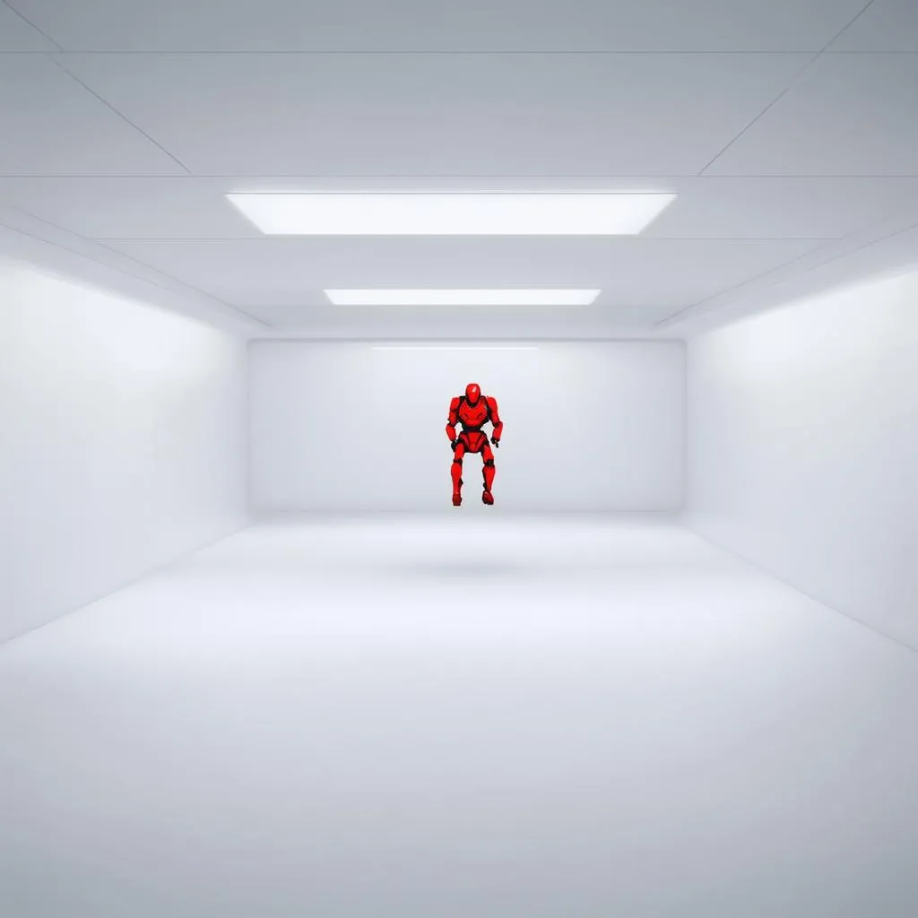 Superhot Minimalist Art Style