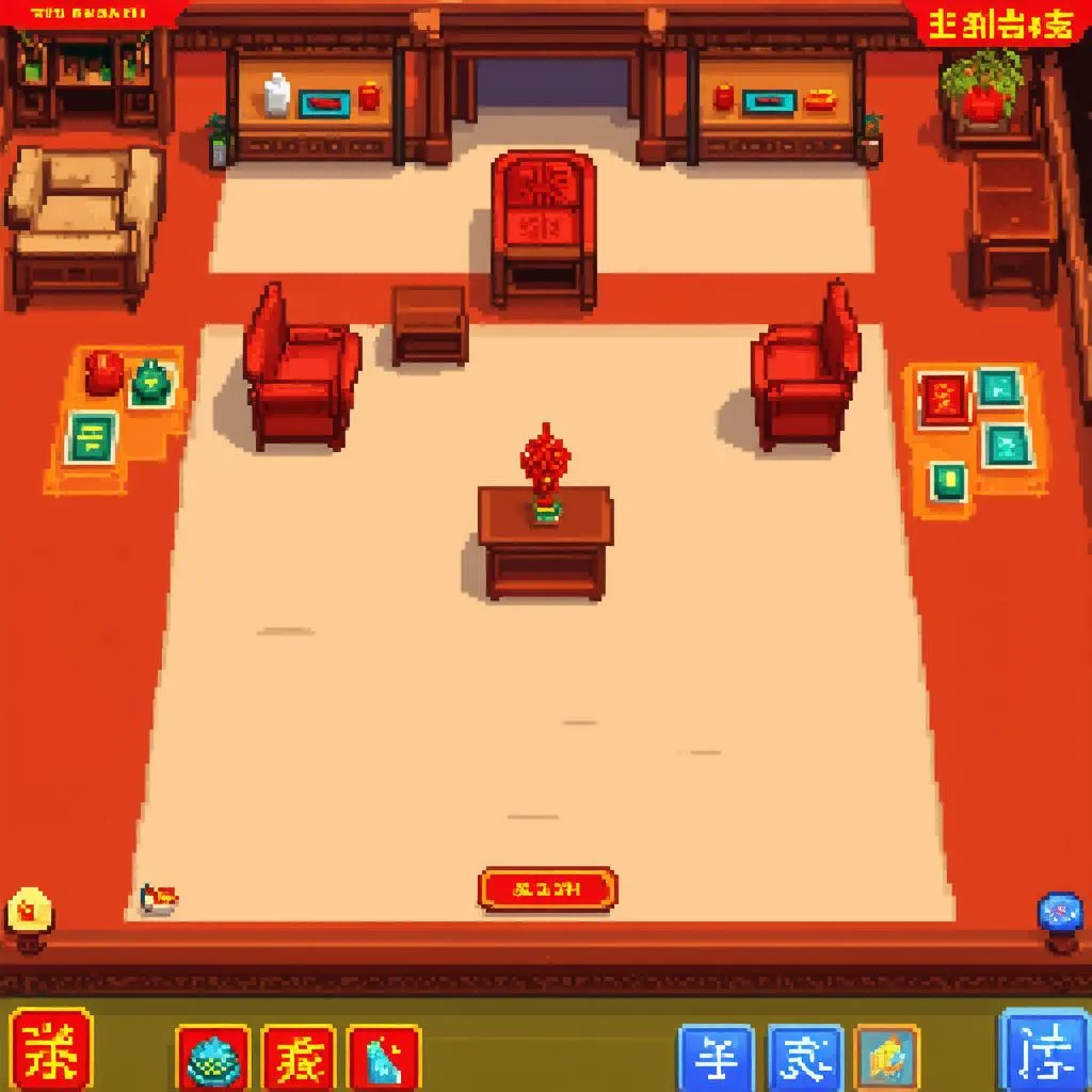 Feng shui elements in game