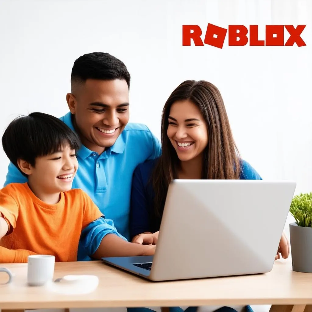 Phụ Huynh Và Con Cái Chơi Roblox