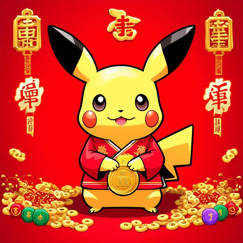 Pikachu Phong Thủy