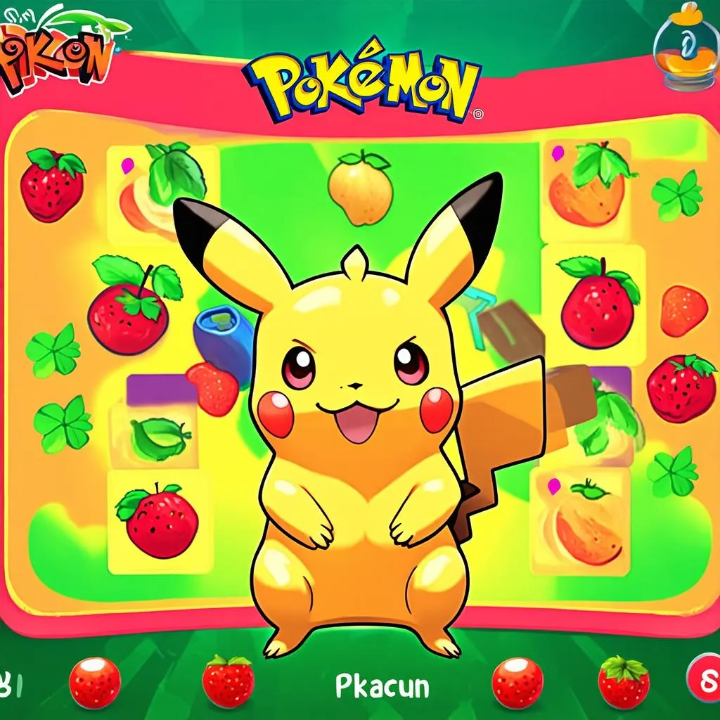 Game Pikachu Trái Cây Kinh Điển