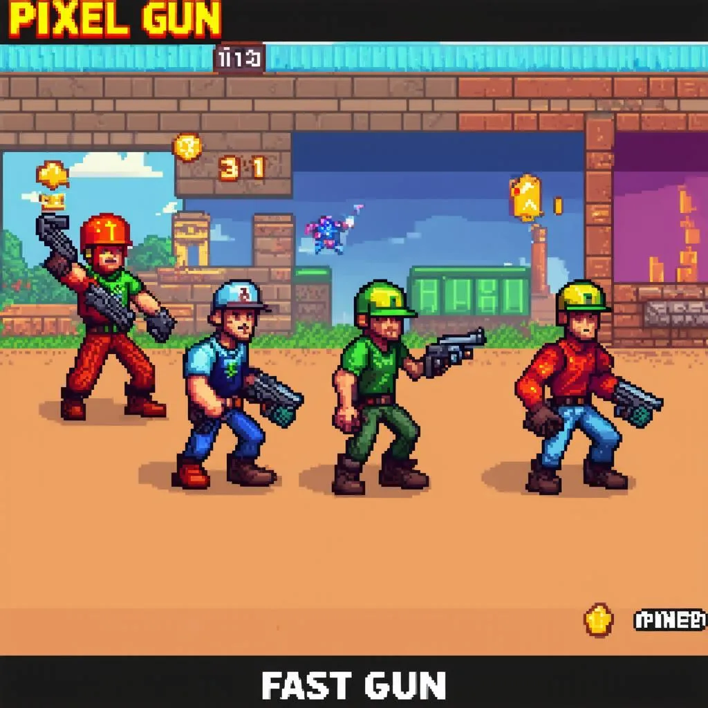 Lối chơi pixel gun