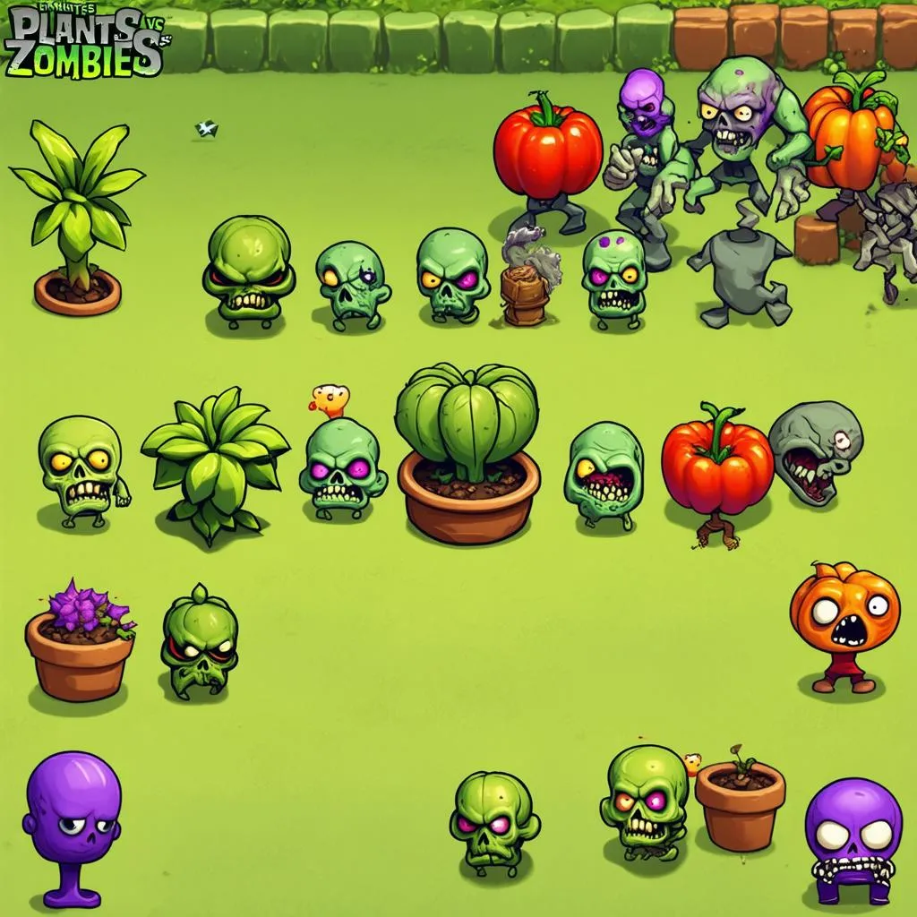 Plants vs Zombies gameplay screenshot