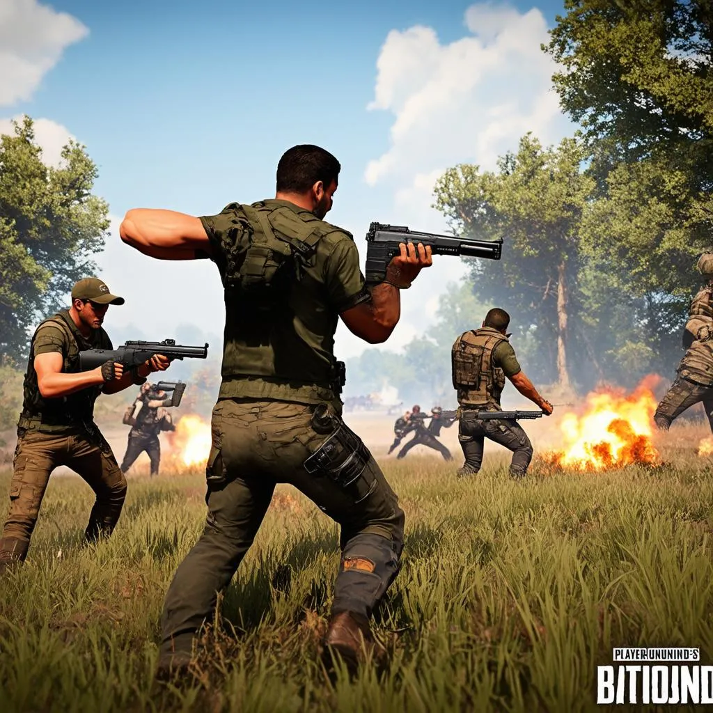 Chiến trường PUBG khốc liệt