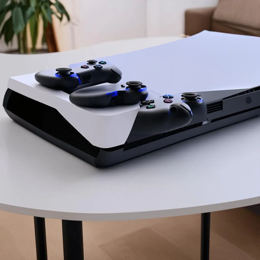 Bộ Playstation 5 và tay cầm