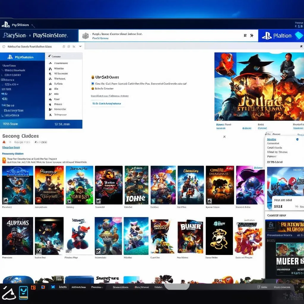 Giao diện PlayStation Store