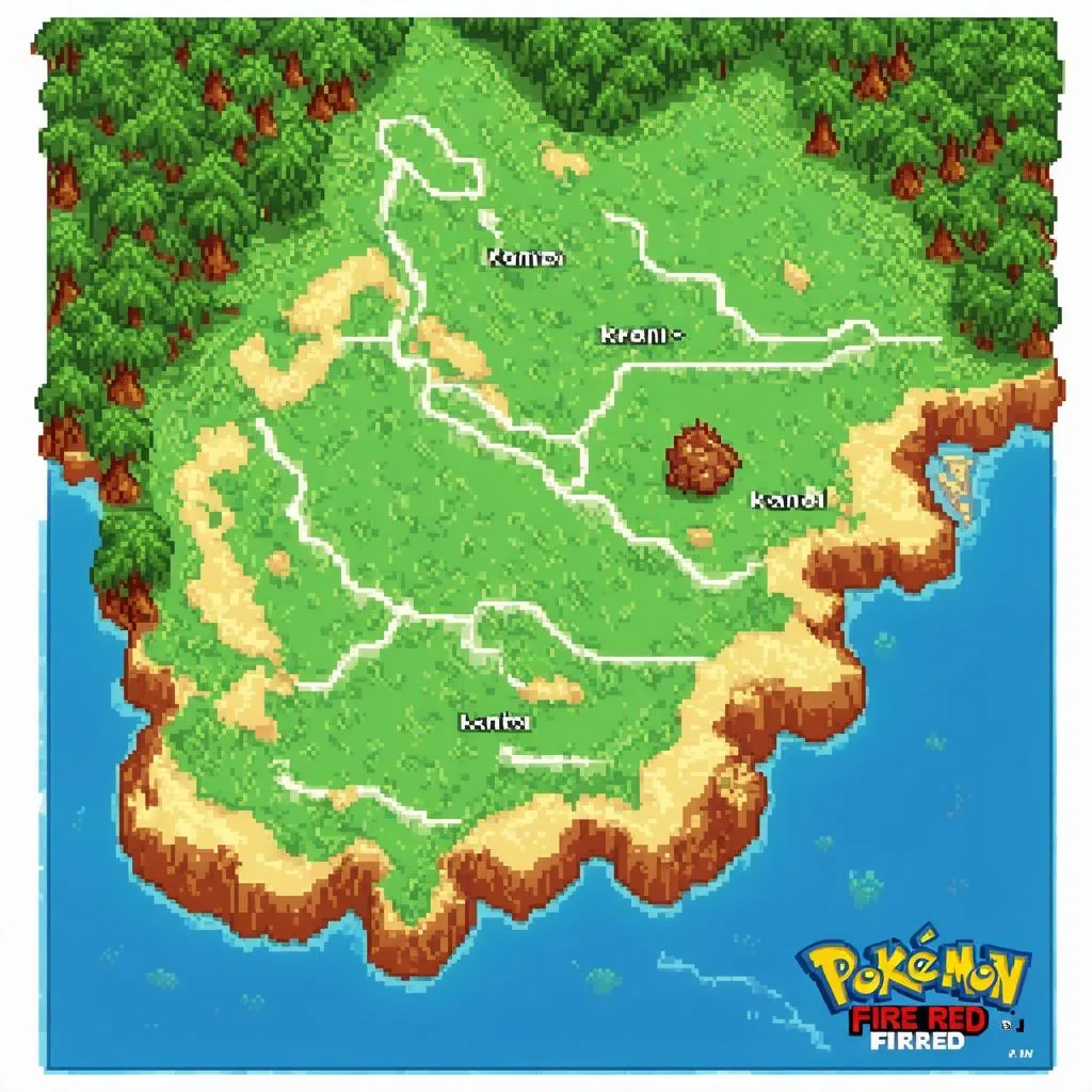 Kanto Map