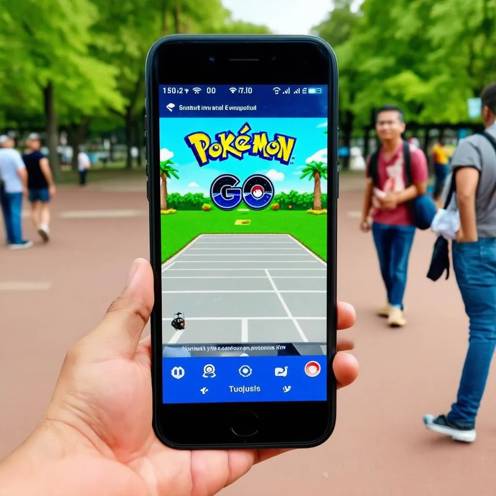 Pokemon Go trên điện thoại