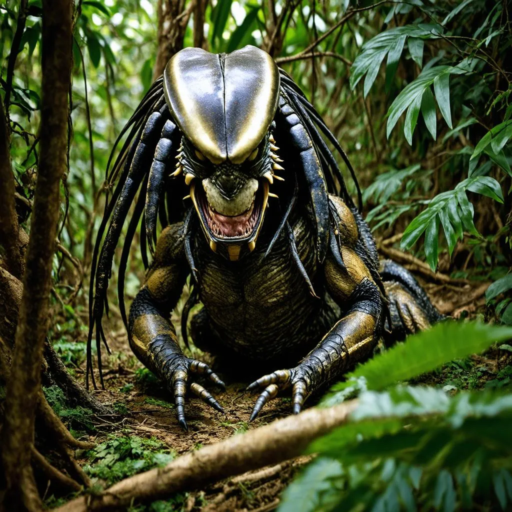 Predator in the jungle