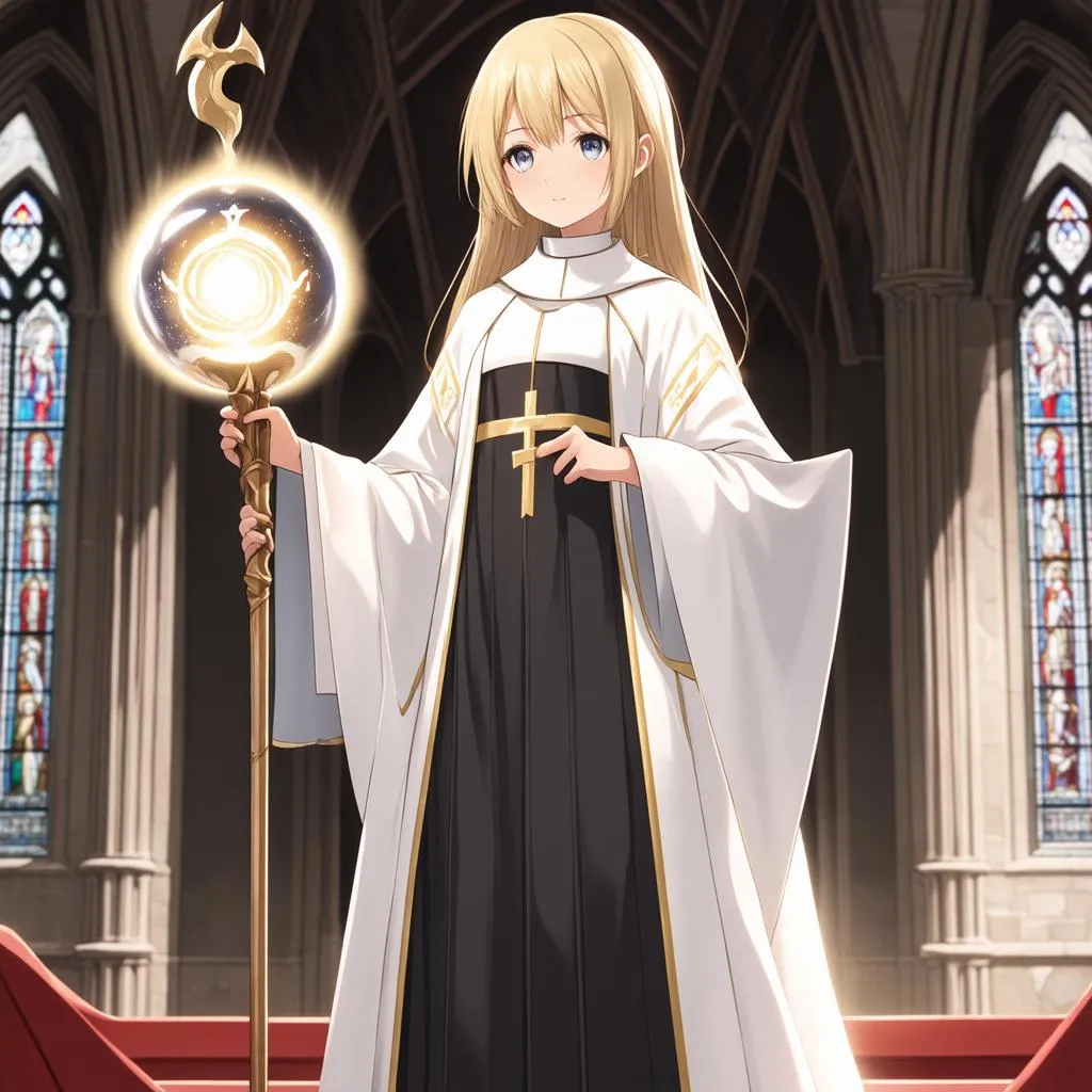 Priest Outfit trong anime