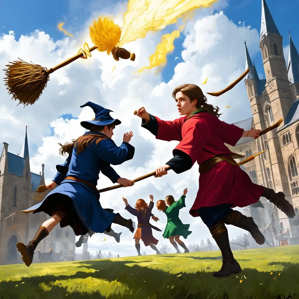 quidditch in the air