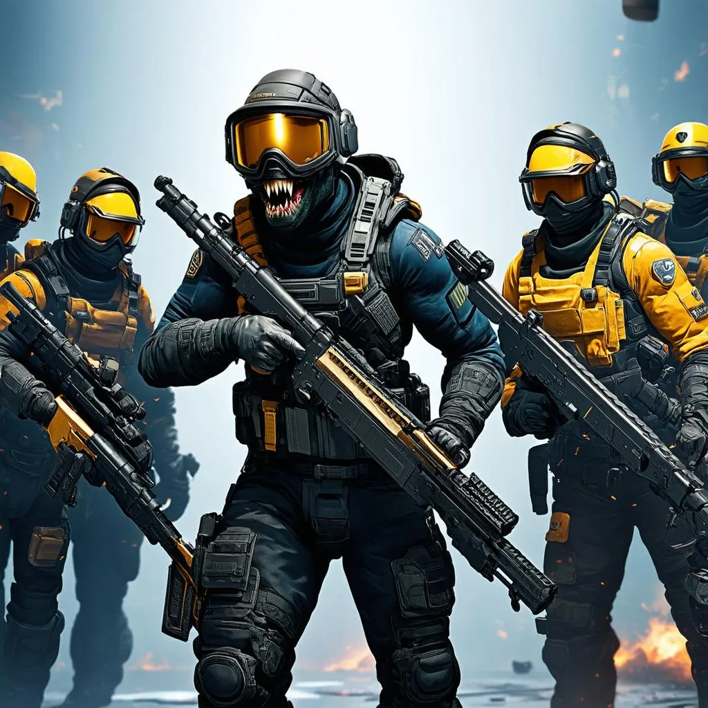 Biệt đội Rainbow Six Extraction chiến đấu với quái vật