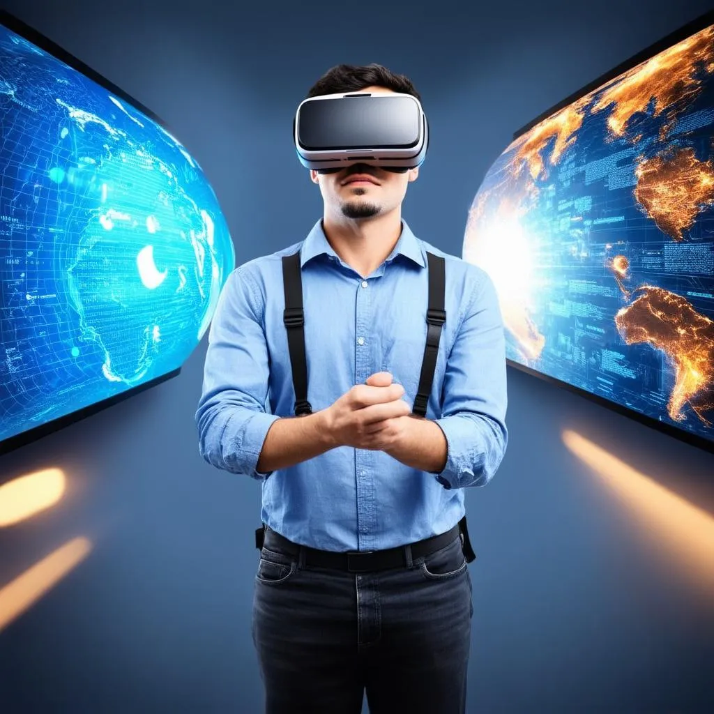 The boundary between the virtual world and reality