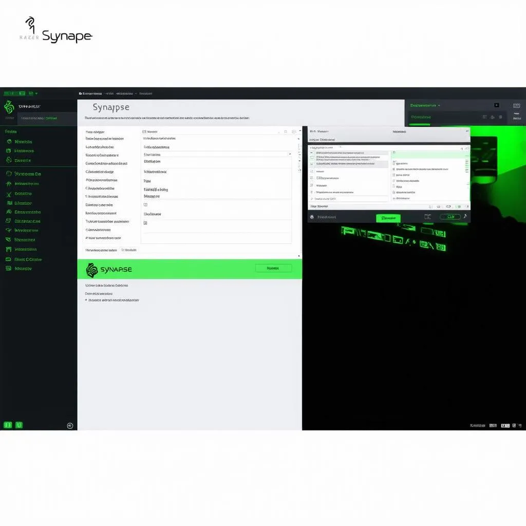 Giao diện Razer Synapse