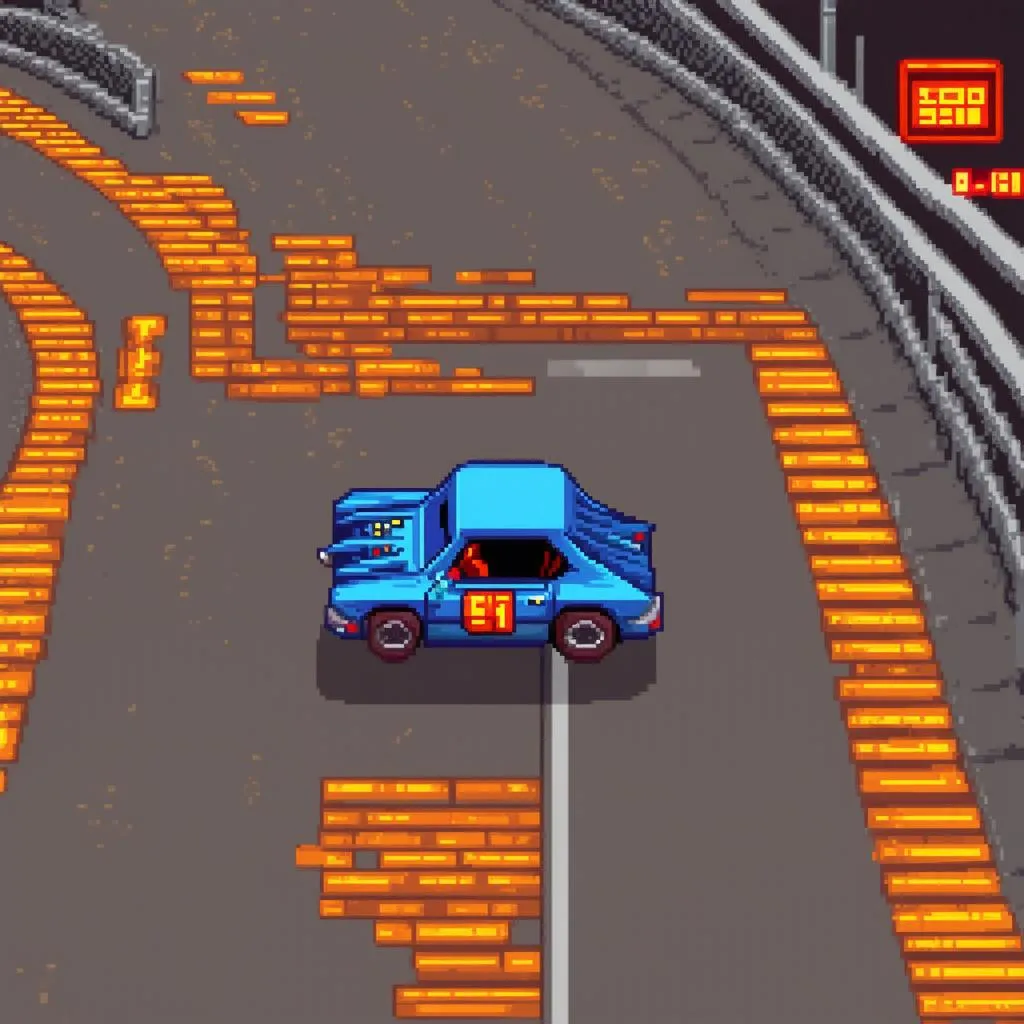 Retro Arcade Racing Game