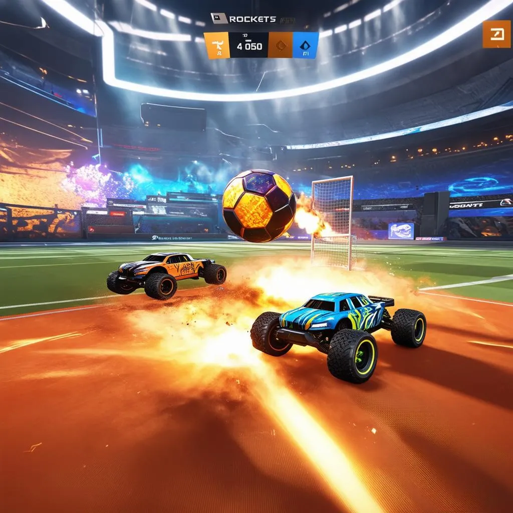 Rocket League gameplay