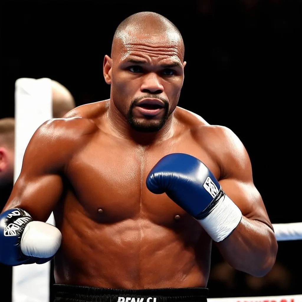 Roy Jones Jr. trong một trận đấu