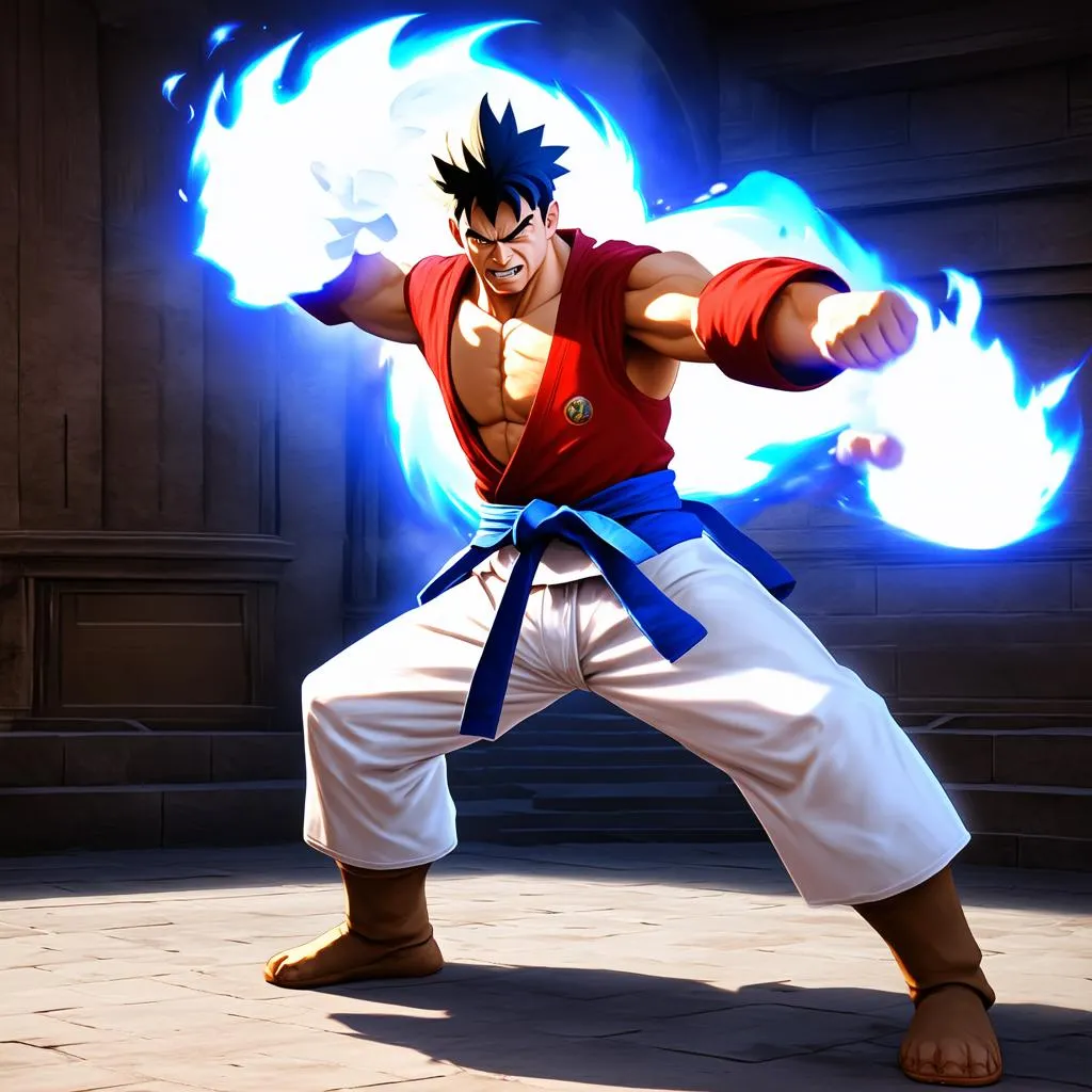 Ryu tung chiêu Hadouken