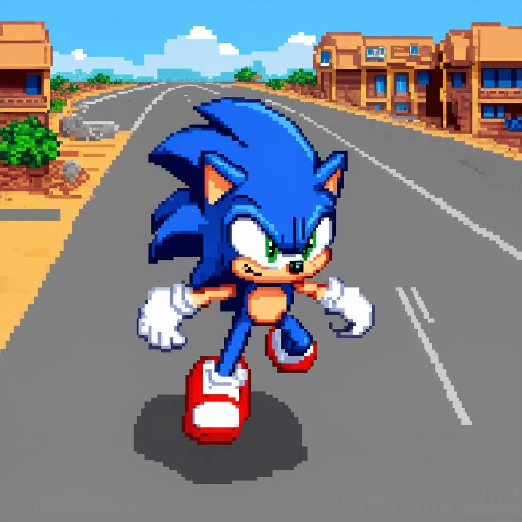 Sanic Trong Game Chạy Bất Tận