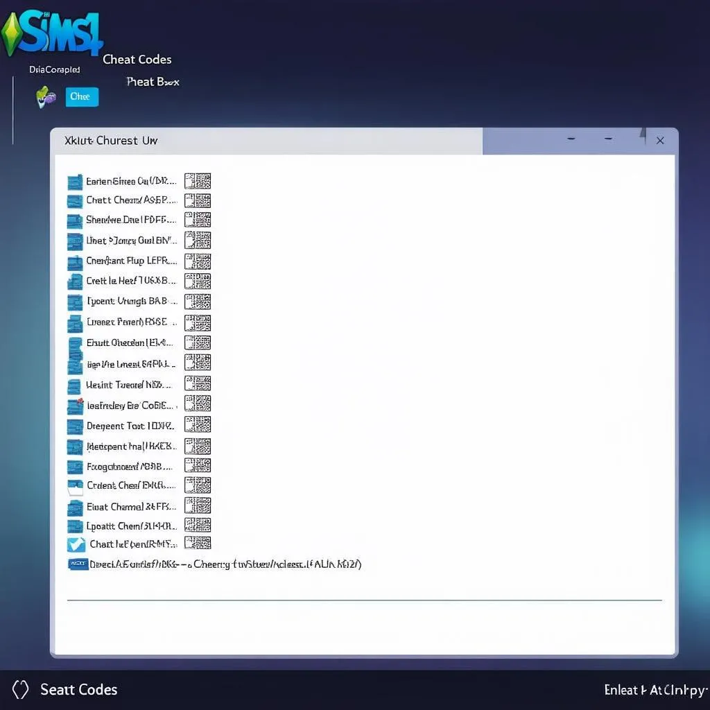 List of cheats in Sims 4