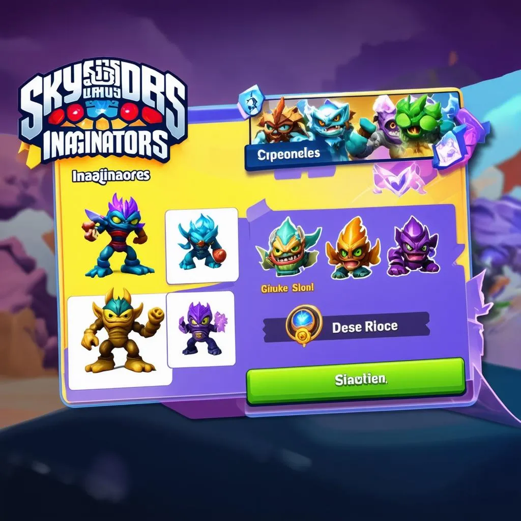 Tạo nhân vật Skylanders Imaginators