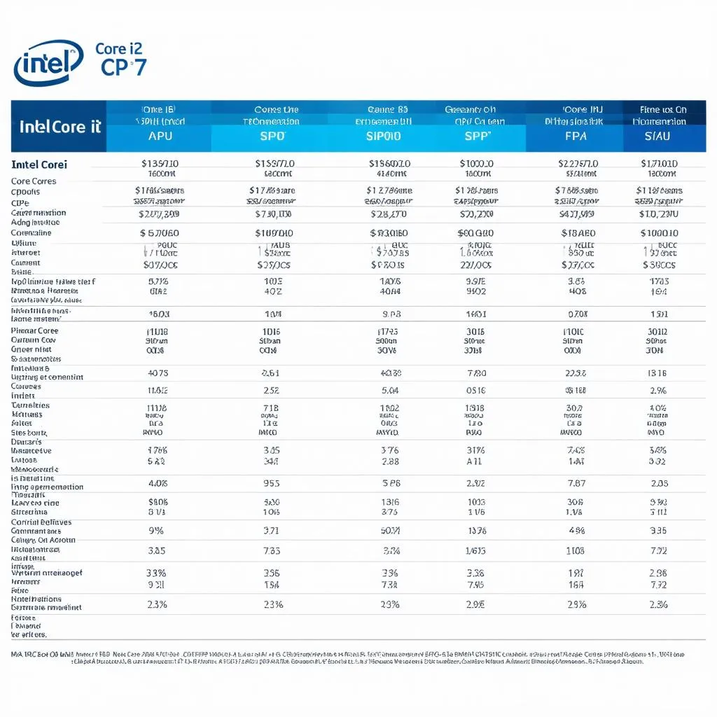 Bảng so sánh các dòng CPU Intel Core i7