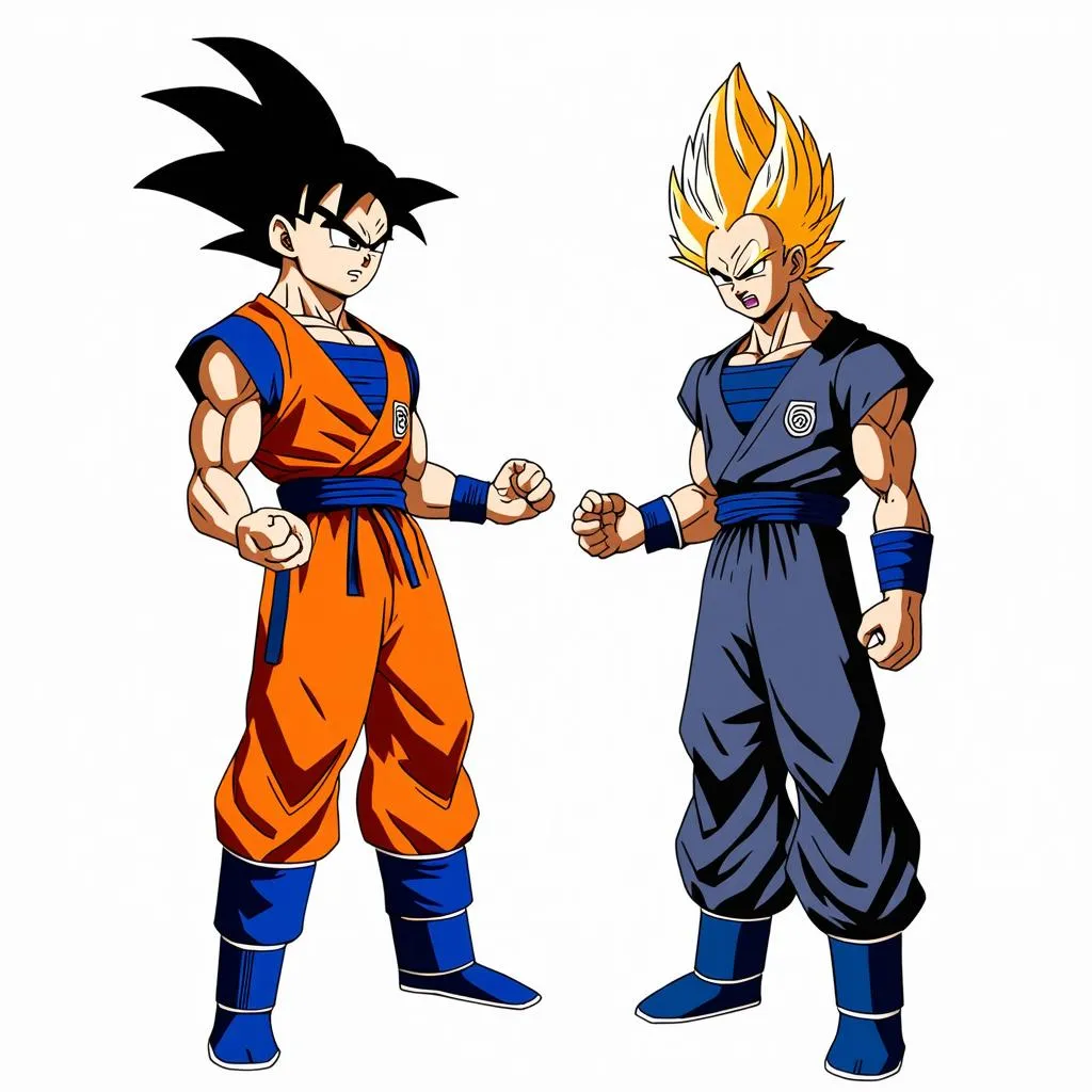 Goku and Vegeta