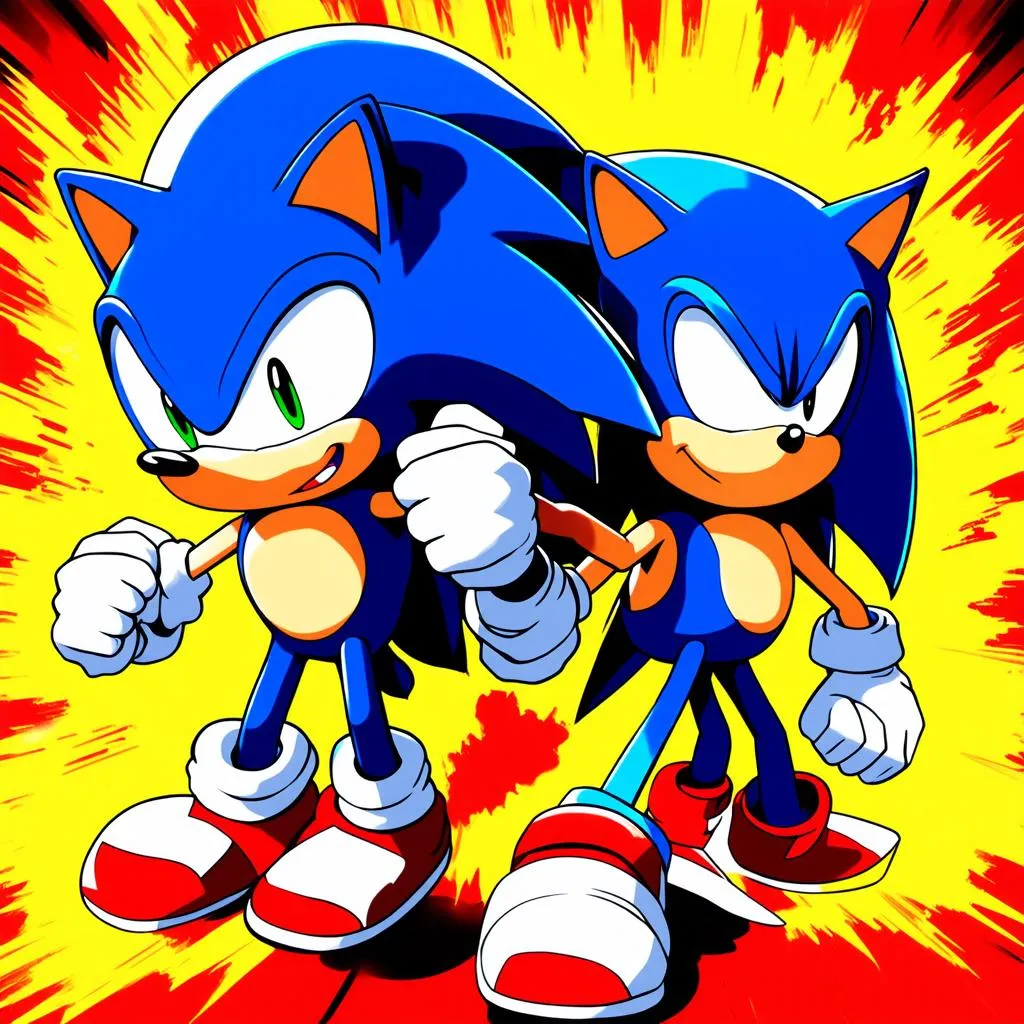 Sonic and Knuckles Team Up