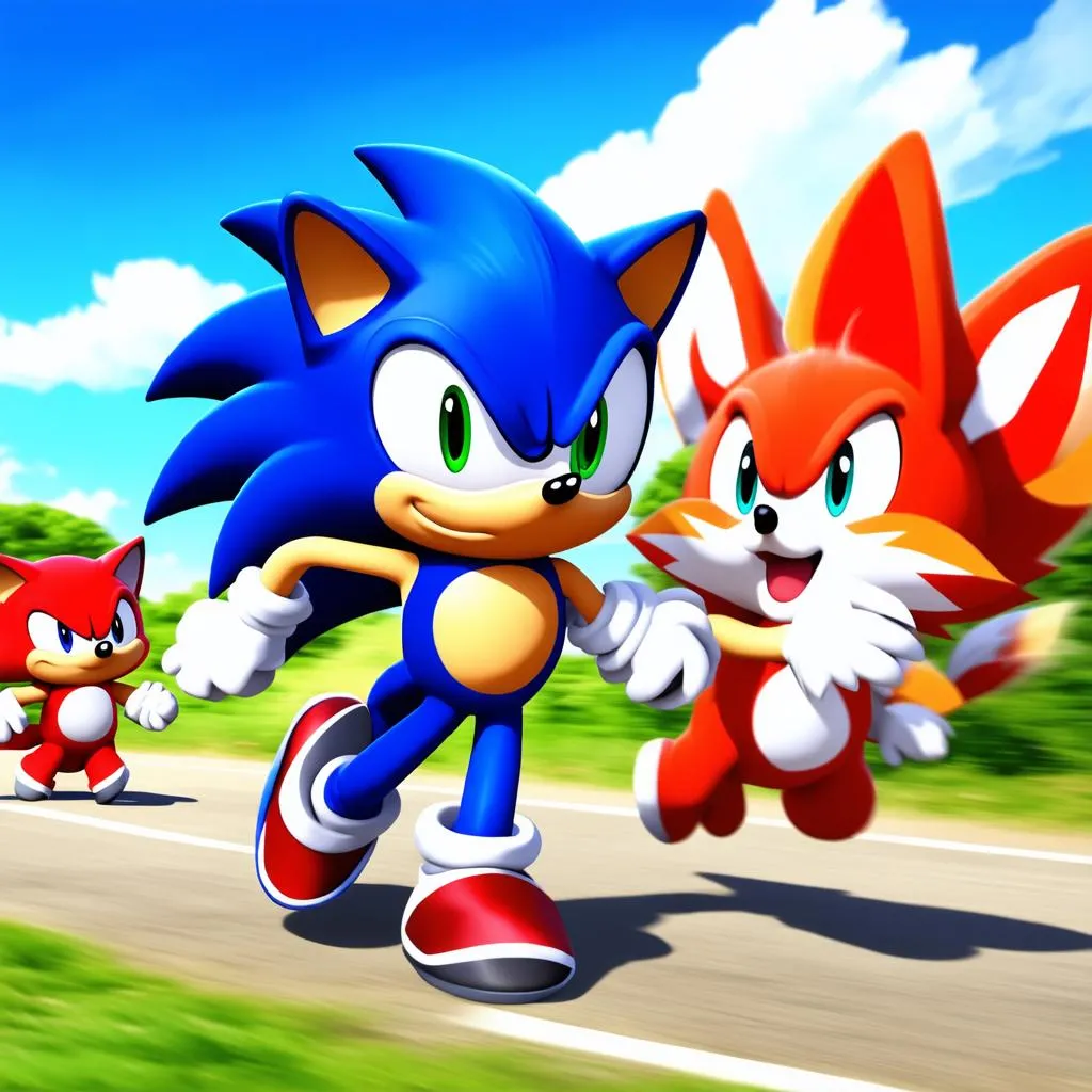 sonic and friends