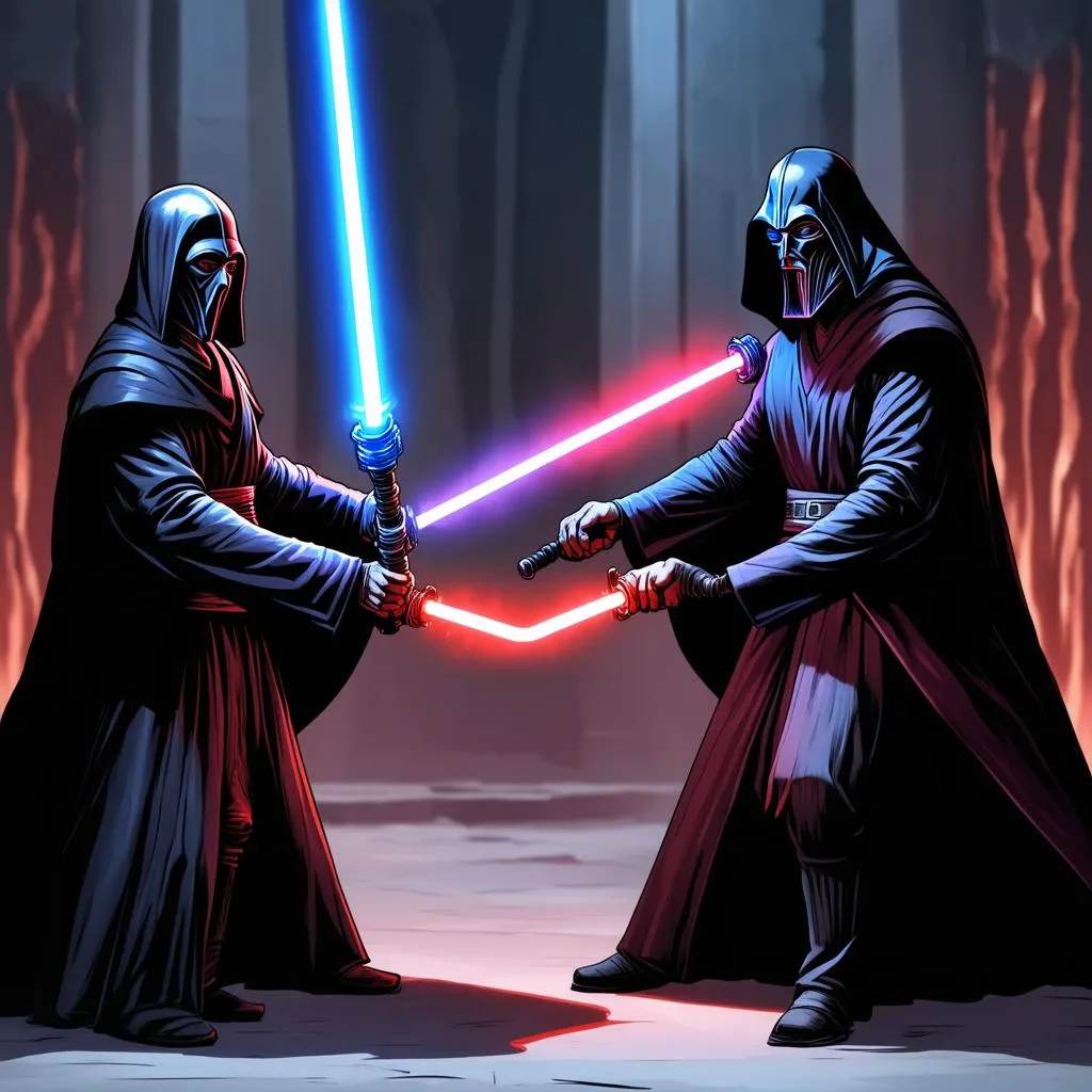 Star Wars KOTOR Jedi vs Sith