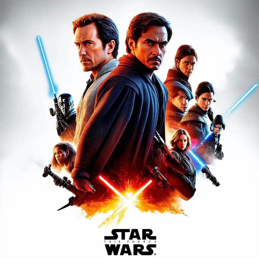 Poster phim Star Wars The Force Awakens