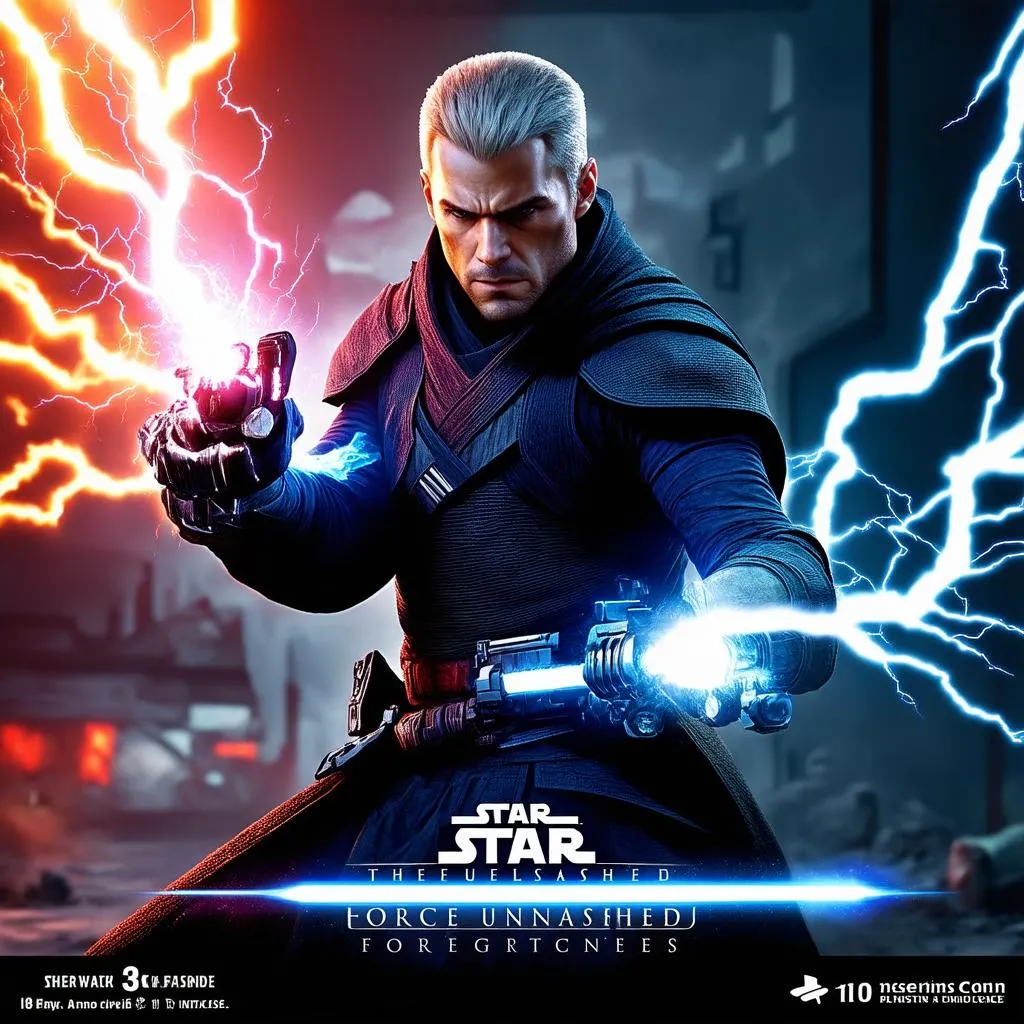 Poster phim Star Wars: The Force Unleashed