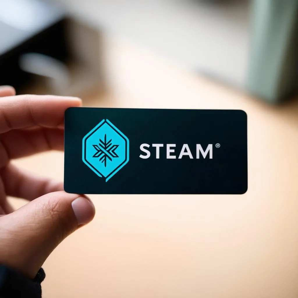 Steam Gift Card trên tay