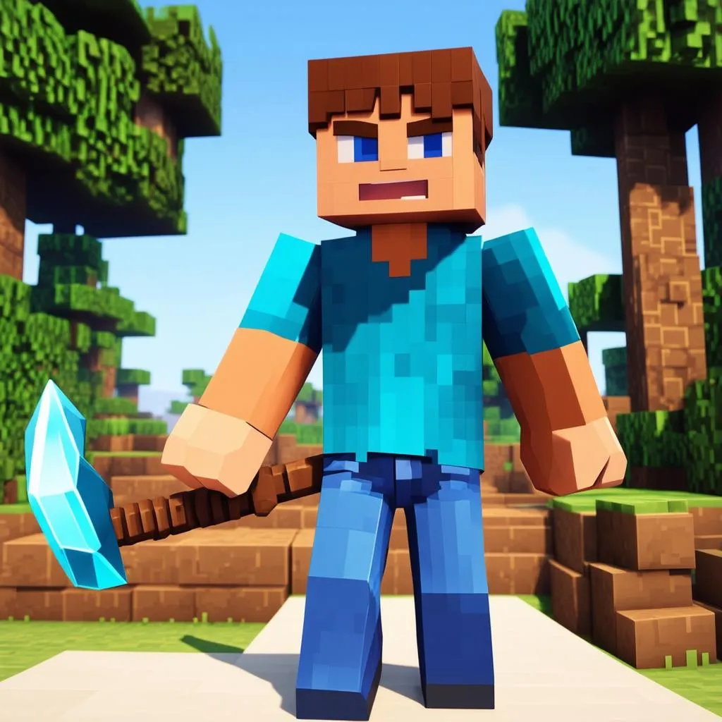 Steve trong phim Minecraft