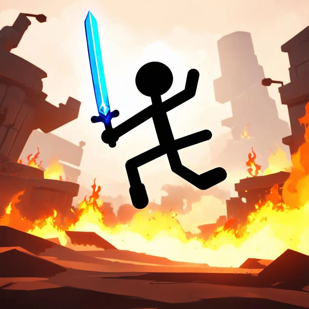 Stick Man Fighting Game