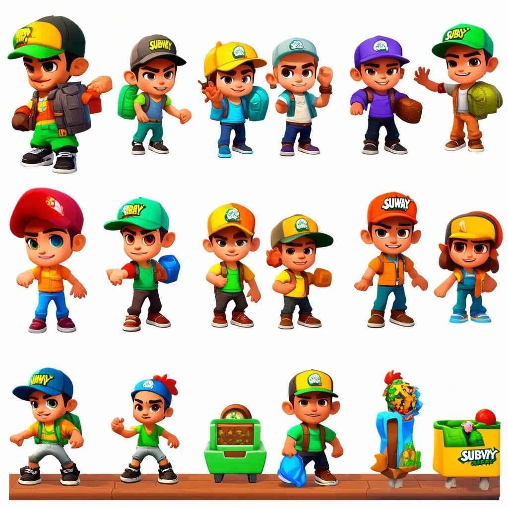 Subway Surfers Characters