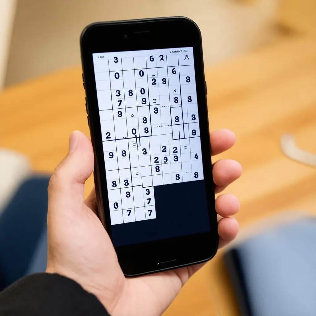 sudoku trên điện thoại