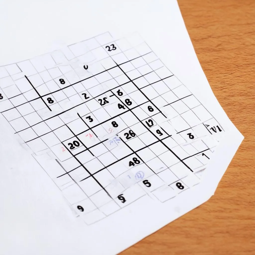 Sudoku trên giấy