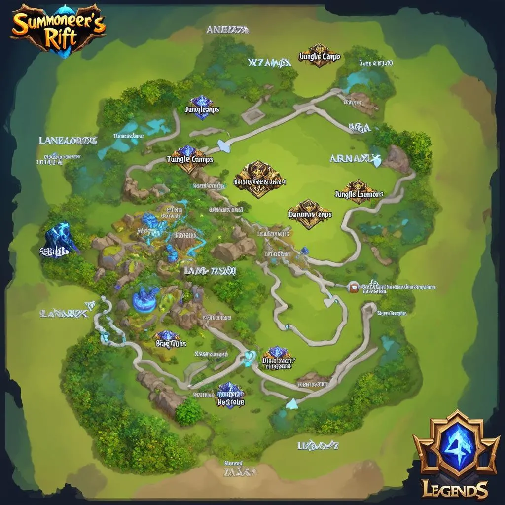 Summoner's Rift Map