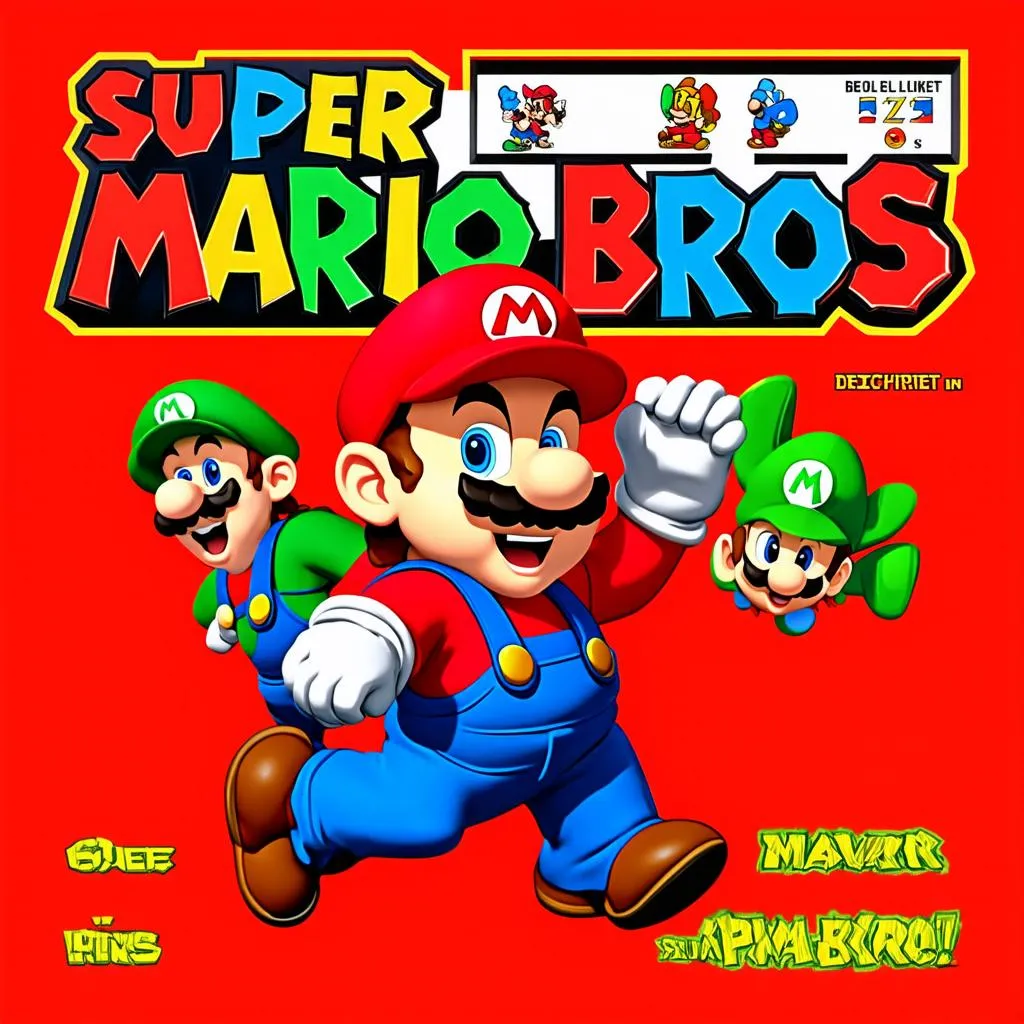 Super Mario Bros poster